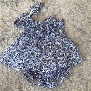 Paisley and floral dress